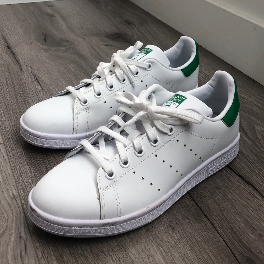 Adidas Stan Smith Shoes Cloud White / Green US 5